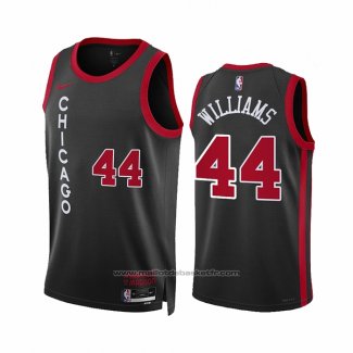 Maillot Chicago Bulls Patrick Williams #44 Ville 2023-24 Noir