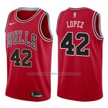 Maillot Chicago Bulls Robin Lopez #42 Icon 2017-18 Rouge