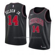 Maillot Chicago Bulls Wayne Selden Jr. #14 Statement 2018 Noir