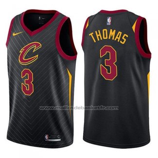 Maillot Cleveland Cavaliers Isaiah Thomas #3 Statement 2017-18 Noir