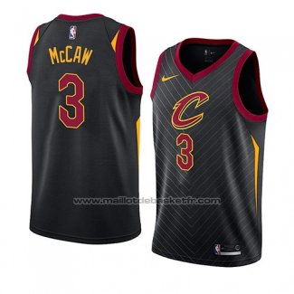 Maillot Cleveland Cavaliers Patrick Mccaw #3 Statement 2018 Noir