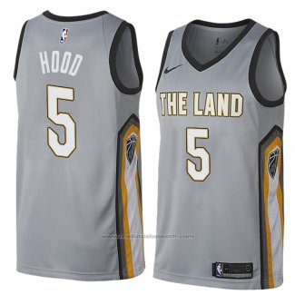 Maillot Cleveland Cavaliers Rodney Hood #5 Ville 2018 Gris