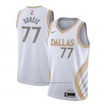 Maillot Dallas Mavericks Luka Doncic #77 Ville 2020-21 Blanc