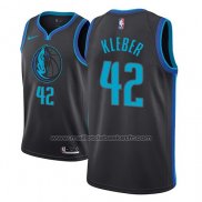 Maillot Dallas Mavericks Maxi Kleber #42 Ville 2018-19 Bleu