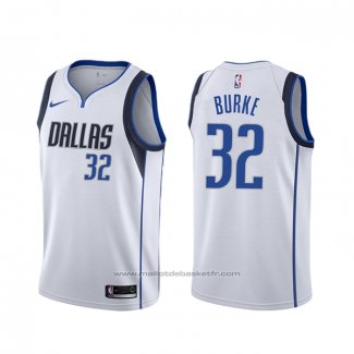 Maillot Dallas Mavericks Trey Burke #32 Association 2020 Blanc