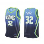 Maillot Dallas Mavericks Trey Burke #32 Ville 2020 Bleu