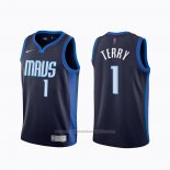 Maillot Dallas Mavericks Tyrell Terry #1 Earned 2020-21 Bleu