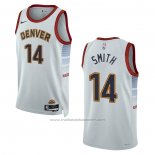 Maillot Denver Nuggets Ish Smith #14 Ville 2022-23 Blanc