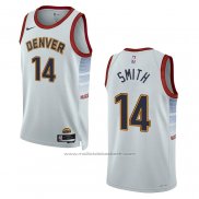 Maillot Denver Nuggets Ish Smith #14 Ville 2022-23 Blanc