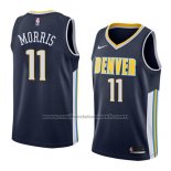 Maillot Denver Nuggets Monte Morris #11 Icon 2018 Bleu