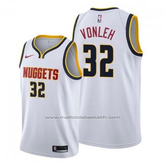 Maillot Denver Nuggets Noah Vonleh #32 Association 2019-20 Blanc