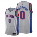 Maillot Detroit Pistons Andre Drummond #0 Statement Gris