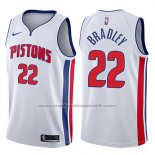 Maillot Detroit Pistons Avery Bradley #22 Association 2017-18 Blanc