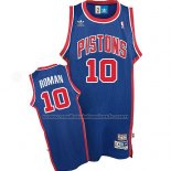 Maillot Detroit Pistons Dennis Rodman #10 Retro Bleu