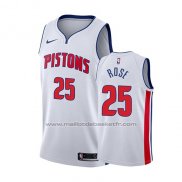 Maillot Detroit Pistons Derrick Rose #25 Association 2018-19 Blanc