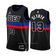 Maillot Detroit Pistons Kelly Olynyk #13 Statement 2022-23 Noir