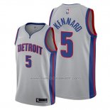 Maillot Detroit Pistons Luke Kennard #5 Statement Gris