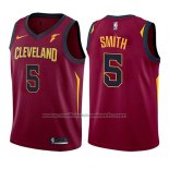Maillot Enfant Cleveland Cavaliers J.r. Smith #5 Icon 2017-18 Rouge