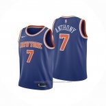 Maillot Enfant New York Knicks Carmelo Anthony #7 Icon Bleu