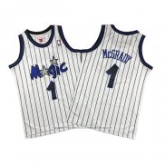 Maillot Enfant Orlando Magic Tracy McGrady #1 Mitchell & Ness 2003-04 Blanc