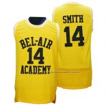 Maillot Film Bel-Air Academy Smith #14 Jaune