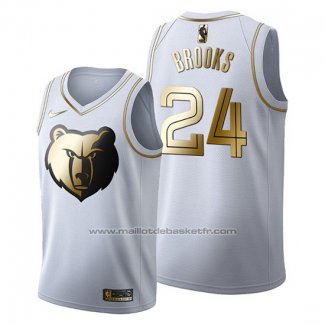 Maillot Golden Edition Memphis Grizzlies Dillon Brooks #24 2019-20 Blanc