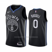 Maillot Golden State Warriors D'angelo Russell #0 Ville Noir