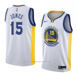 Maillot Golden State Warriors Damian Jones #15 Association 2018 Blanc