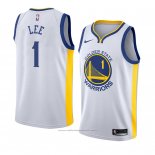 Maillot Golden State Warriors Damion Lee #1 Association 2018 Blanc