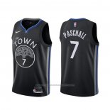 Maillot Golden State Warriors Eric Paschall #7 Ville 2019-20 Noir