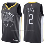 Maillot Golden State Warriors Jordan Bell #2 The Town Statement 2017-18 Noir