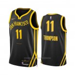 Maillot Golden State Warriors Klay Thompson #11 Ville 2023-24 Noir
