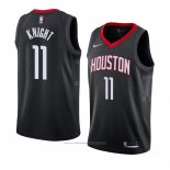 Maillot Houston Rockets Brandon Knight #11 Statement 2017-18 Noir