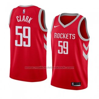 Maillot Houston Rockets Gary Clark #59 Icon 2018 Rouge