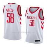 Maillot Houston Rockets Gerald Green #58 Association 2018 Blanc