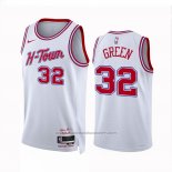 Maillot Houston Rockets Jeff Green #32 Ville 2023-24 Blanc
