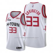 Maillot Houston Rockets Robert Covington #33 Ville 2019-20 Blanc