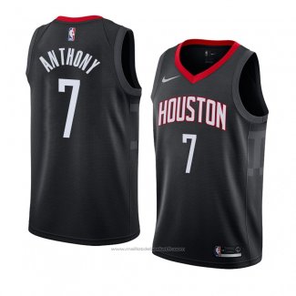 Maillot Houston Rocketst Carmelo Anthony #7 Statement 2018 Noir