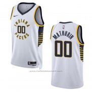 Maillot Indiana Pacers Bennedict Mathurin #00 Association 2022-23 Blanc