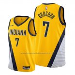 Maillot Indiana Pacers Malcolm Brogdon #7 Statement Edition Jaune