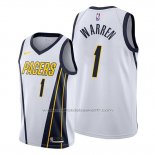 Maillot Indiana Pacers T.j. Warren #1 Earned Blanc