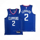 Maillot Los Angeles Clippers Kawhi Leonard #2 Icon 2020-21 Authentique Bleu