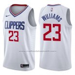 Maillot Los Angeles Clippers Lou Williams #23 Association 2017-18 Blanc