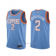 Maillot Los Angeles Clippers Shai Gilgeous Alexander #2 Ville Bleu