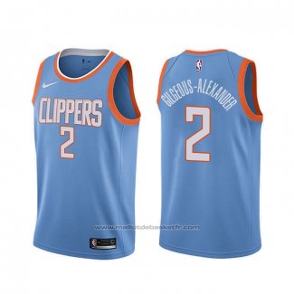 Maillot Los Angeles Clippers Shai Gilgeous Alexander #2 Ville Bleu