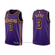 Maillot Los Angeles Lakers Anthony Davis #3 Statement 2022-23 Volet