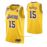Maillot Los Angeles Lakers Austin Reaves #15 Icon 2022-23 Jaune