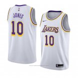 Maillot Los Angeles Lakers Jemerrio Jones #10 Association 2018-19 Blanc