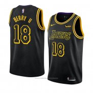 Maillot Los Angeles Lakers Joel Berry II #18 Ville 2018 Noir