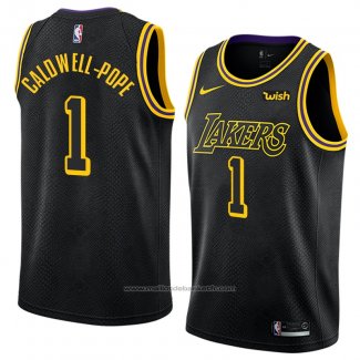 Maillot Los Angeles Lakers Kentavious Caldwell-Pope #1 Ville 2018 Noir